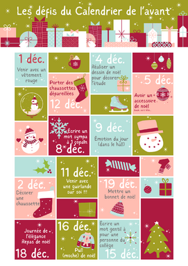 Affiche calendrier de l'avent Noël illustratif coloré.png